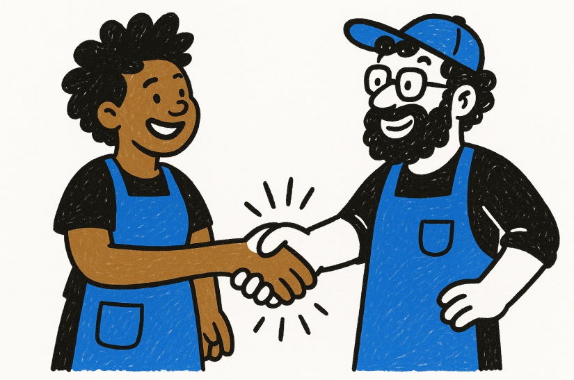 Empowering disadvantaged businesses illustration